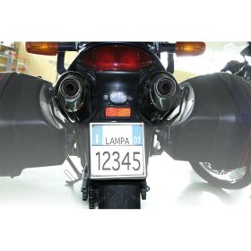 Cornice targa Lampa in acciaio inox