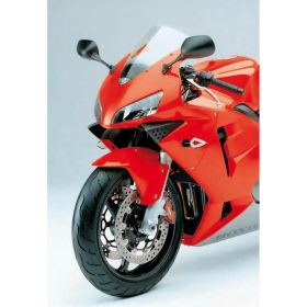 Lampa Kier Motorrad-Blinker 12V LED Weißes Glas Orange Licht
