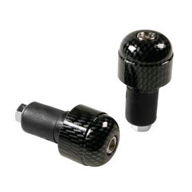 Pair of handlebar end weights Lampa SU-14 Carbon