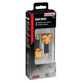 Pair of Lampa SU-3 Gold Motorcycle Handlebar End Weights