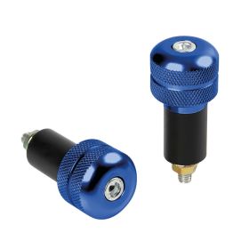 Pair of motorcycle handlebar Lampa SU-4 Blue handlebars with holes D.13mm - 17mm