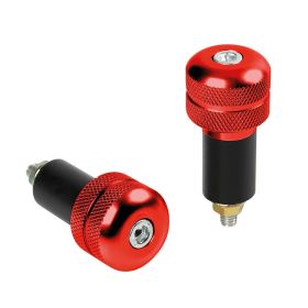 Pair of Lampa SU-4 Red Handlebar Bar End Weights for Handlebars