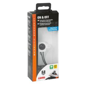 Interruttore Lampa On & Off impermeabile 12V Alluminio