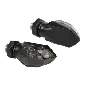 Lampa Motorrad Micro LED Blinker 12V Weißes Glas Oranges Licht