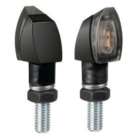 Lampa Motorrad LED Volt Anzeigen Schwarz zugelassen orangenes Licht