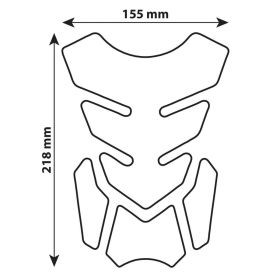 Lampa Pro-Tank X2 Adhesive Protection for Carbon Tank