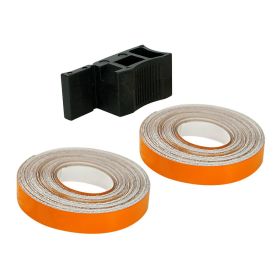 Lampa Radstreifenrennen Orange Felgenaufkleber Profil
