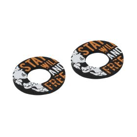 Universelle Griffe Lampa Donut Off-Road GripsRoad Schwarz Orange