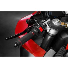 Universelle Motorrad-Zweifarbige Handgriffe Lampa Sport-Grip Rot