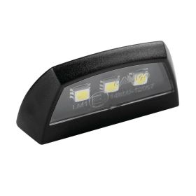 Luce targa moto Lampa E-ion a 3 Led Smd 12V impermeabile con viti in dotazione