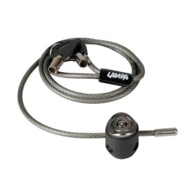 Lampa Torycon Vorhängeschloss Sicherheitskabel 90cm