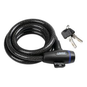 CLUB, SECURITY CABLE LOCK Ø 12 MM - 180 CM LAMPA