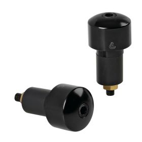 Pair of Lampa Black Cylindrical Handlebar Counterweights