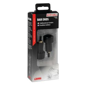 Pair of Lampa Black Cylindrical Handlebar Counterweights