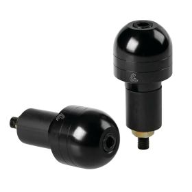 Pair of Lampa Black Rounded Handlebar Counterweights