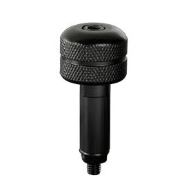 Pair of Lampa SU-3 Black Handlebar Bar End Weights with Holes D.13mm - 17mm