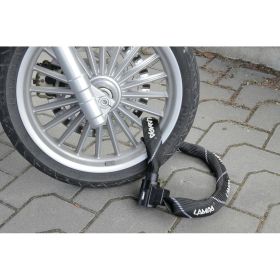 Catena antifurto moto Lampa Taipan 90cm antiscasso rivestimento in nylon