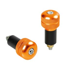 Pair of handlebar end weights Lampa SU-4 Orange