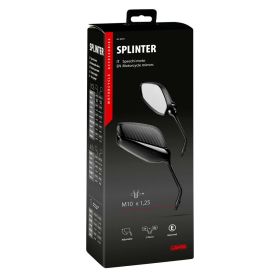 Pair of Lampa Splinter Rearview Mirrors Right Thread M10X1.25 Approved