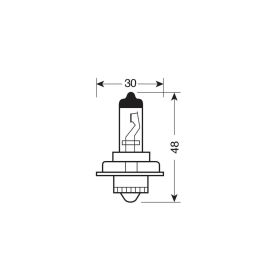 12V LAMPADA ALOGENA BLU-XE - S3 - 15W - P26S - 1 PZ- D/BLISTER