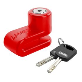 Lucchetto bloccadisco Lampa Pinch Perno D 5,5mm Rosso
