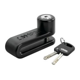 Lucchetto bloccadisco Lampa Pinch XL Perno D 10mm Nero