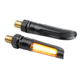 Lampa LED Schwarze Nagel Motorrad Blinker zugelassen orangenes Licht