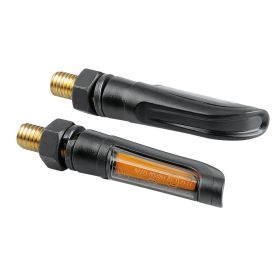 Lampa LED Schwarze Nagel Motorrad Blinker zugelassen orangenes Licht