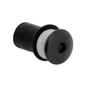 Kit dadi gommati con viti e rondelle Lampa Screen Fit 5MA 10pz Nero