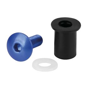 Kit dadi gommati con viti e rondelle Lampa Screen Fit 5MA 10pz Blu