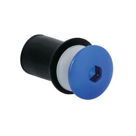 Kit dadi gommati con viti e rondelle Lampa Screen Fit 5MA 10pz Blu