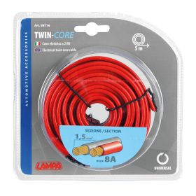 Lampa Deux-Fils 1,5mm² x 5m Câble Électrique Universel