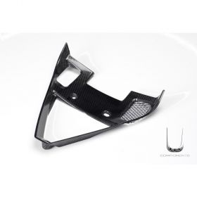 FRONT LOW TRIANGLE FAIRING SHINED CARBON FIBER DUCATI 1098 1098 S '07/'08