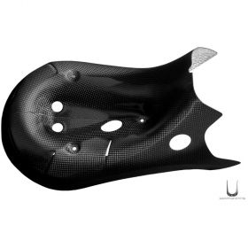 EXHAUST HEAT GUARD UNDER TAIL CARBON DUCATI 1199 PANIGALE / S / ABS '11/'13