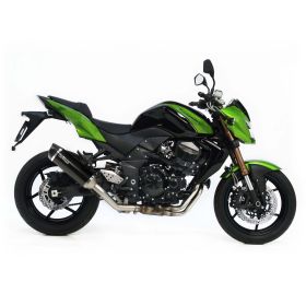 LeoVince 14007 Schwarzer Slip-On Schalldämpfer genehmigt für KAWASAKI Z 750 R