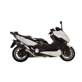 Vollständiger LeoVince 14013 Auspuff schwarz genehmigt für YAMAHA T-MAX 500