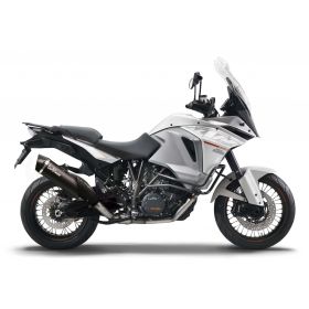 Marmitta slip-on LeoVince 14033 nero omologata per KTM 1290 SUPER ADVENTURE