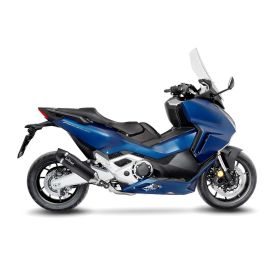 Marmitta slip-on LeoVince 14046 nero omologata per HONDA FORZA 750