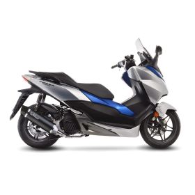 Marmitta completa LeoVince 14052K nero omologata per HONDA FORZA 125