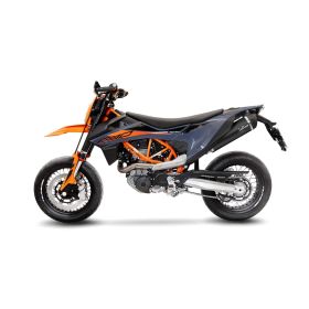 Marmitta slip-on LeoVince 14072K nero omologata per KTM 690 ENDURO R