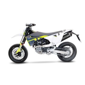 Marmitta slip-on LeoVince 14074K nero omologata per HUSQVARNA 701 SUPERMOTO