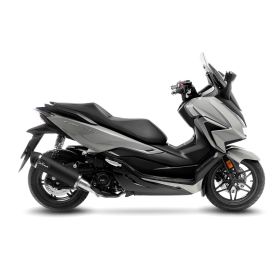 LeoVince 14083U schwarzer Slip-On-Auspuff für HONDA FORZA 350