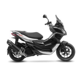 Marmitta slip-on LeoVince 14084K nero omologata per APRILIA SRGT 125S SPORT