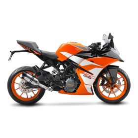 Échappement Slip-On en Acier Inoxydable LeoVince LV Pro pour KTM RC 125
