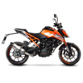 LeoVince LV One Evo Slip-On Auspuff Edelstahl genehmigt für KTM DUKE 125
