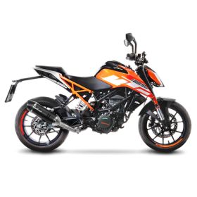Marmitta slip-on LeoVince LV One Evo carbon omologata per KTM DUKE 390