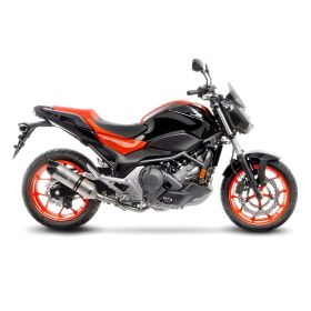 Marmitta slip-on LeoVince LV One Evo acciaio inox omologata per HONDA NC 750 S/X/DCT/ABS