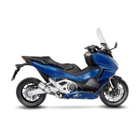 Silencieux Slip-On en Acier Inoxydable LeoVince LV Pro Approuvé pour HONDA FORZA 750