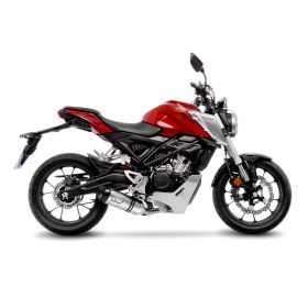 Komplettauspuff LeoVince LV One Evo Edelstahl für HONDA CB 125R