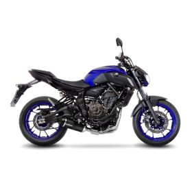 LeoVince LV One Evo Komplettauspuff Schwarz für YAMAHA MT07/FZ07